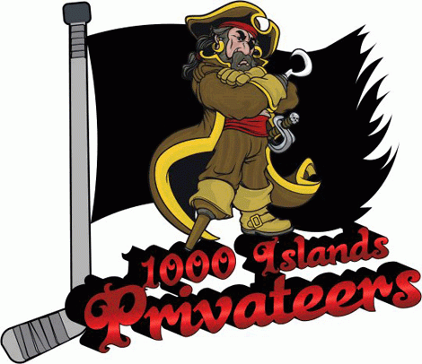 Thousand Islands Privateers 2010 Primary Logo iron on transfers for clothing